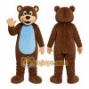 Brown Bear Blue Belly Mascot Costume Brown Bear Blue Belly Mascot Costume