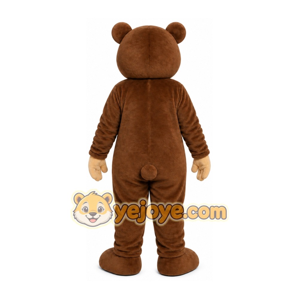 Brown Bear Blue Belly Mascot Costume Brown Bear Blue Belly Mascot Costume