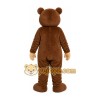 Brown Bear Blue Belly Mascot Costume Brown Bear Blue Belly Mascot Costume
