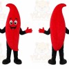 Red Chili Pepper Mascot Costume