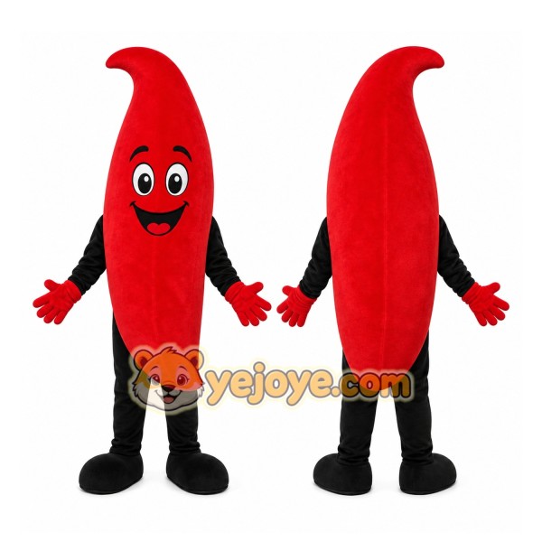 Red Chili Pepper Mascot Costume
