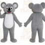 Gray Koala Mascot Costume