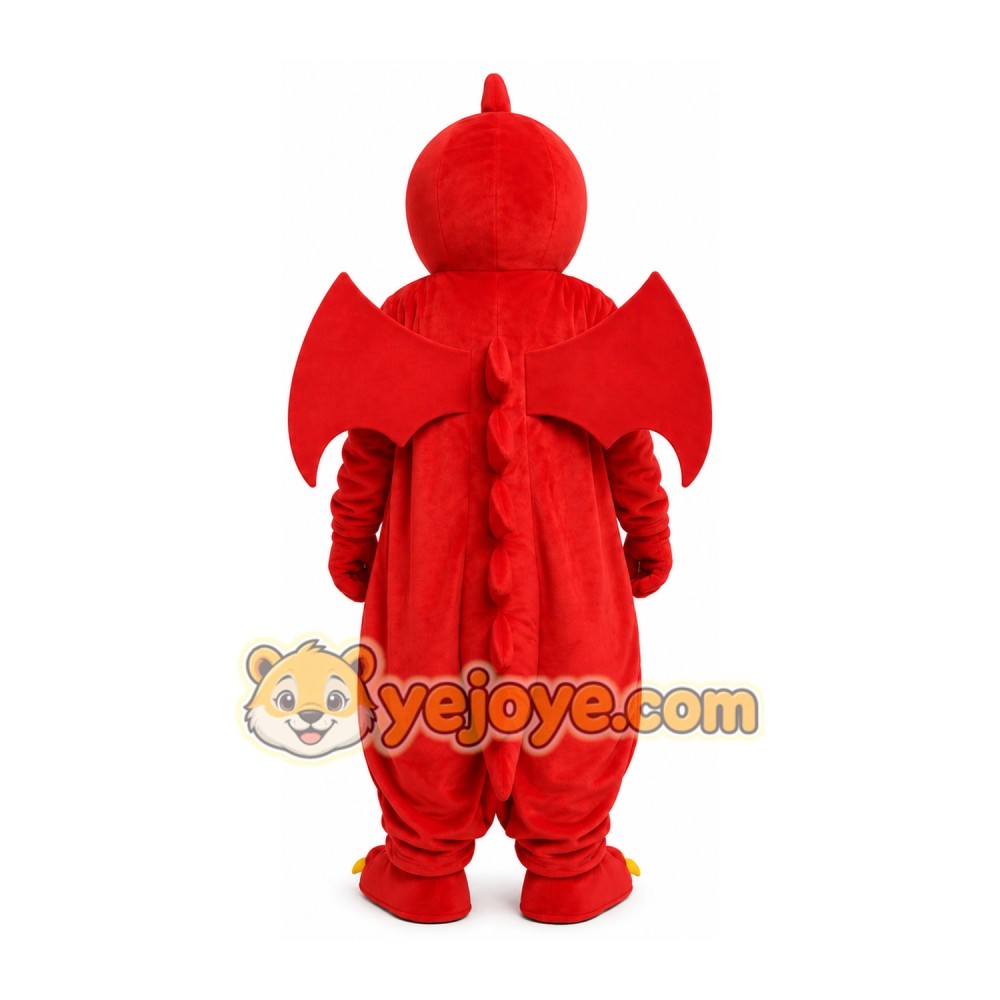 Red Dragon Mascot Costume Adult Plush Fantasy Character Suit Red Dragon Mascot Costume Adult Plush Fantasy Character Suit