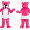 Pink Bear Mascot Costume