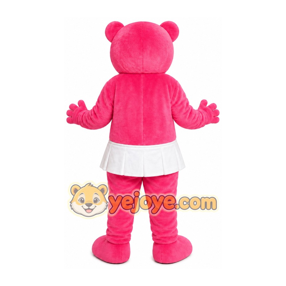 Pink Bear Mascot Costume Pink Bear Mascot Costume