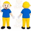 Blond Boy Mascot Costume