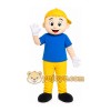 Blond Boy Mascot Costume Blond Boy Mascot Costume