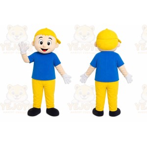 Blond Boy Mascot Costume