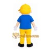 Blond Boy Mascot Costume Blond Boy Mascot Costume
