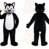 Black Wolf Mascot Costume