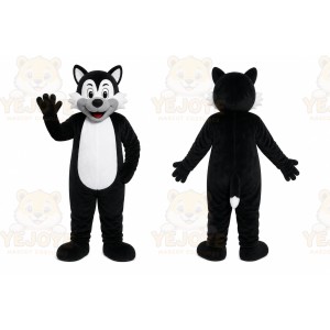Black Wolf Mascot Costume
