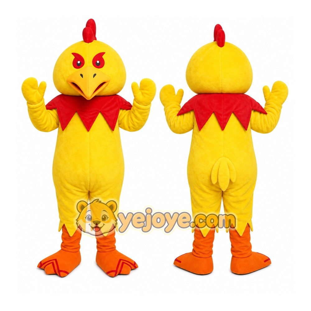 Yellow Chick Mascot Costume