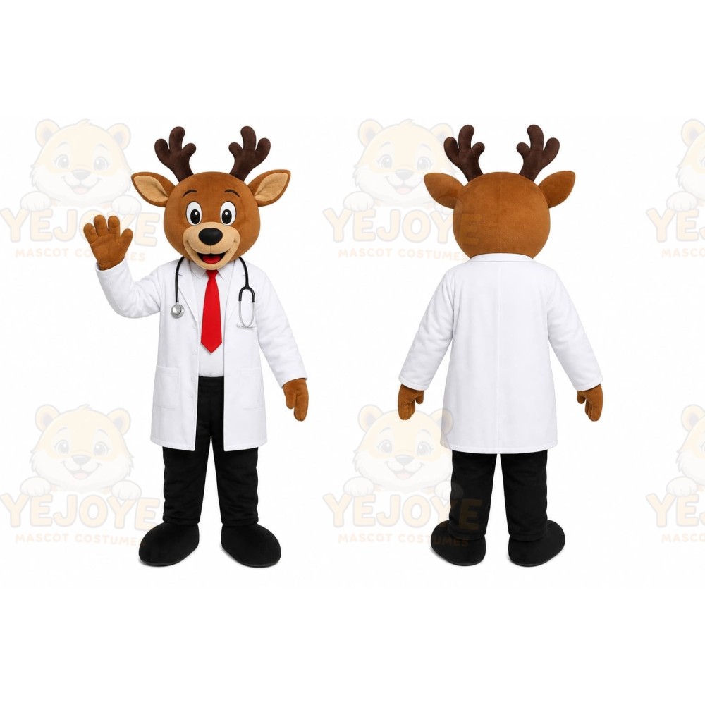 Reindeer Doctor Mascot Costume