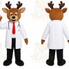 Reindeer Doctor Mascot Costume