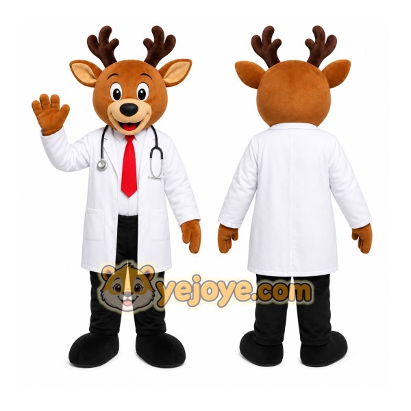 Reindeer Doctor Mascot Costume