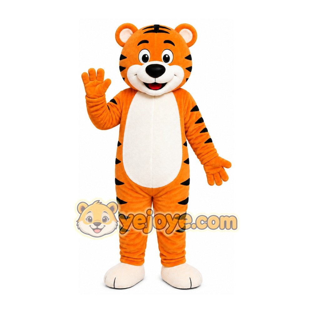 Orange Tiger Mascot Costume Orange Tiger Mascot Costume