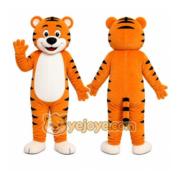 Orange Tiger Mascot Costume