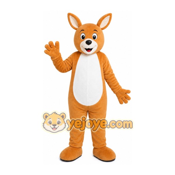 Brown Kangaroo Mascot Costume