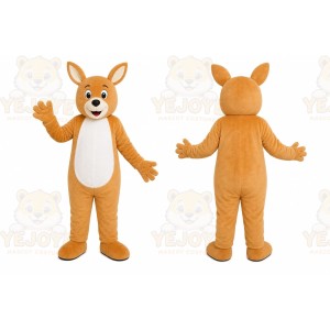 Brown Kangaroo Mascot Costume