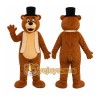 Top Hat Bear Mascot Costume Top Hat Bear Mascot Costume