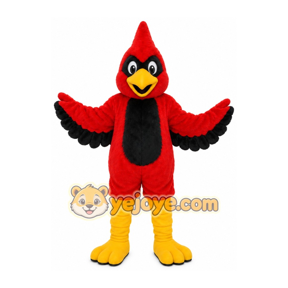 Red Cardinal Bird Mascot Costume Red Cardinal Bird Mascot Costume