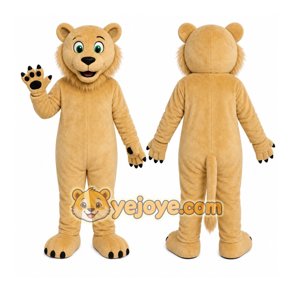 Beige Bear Mascot Costume Beige Bear Mascot Costume