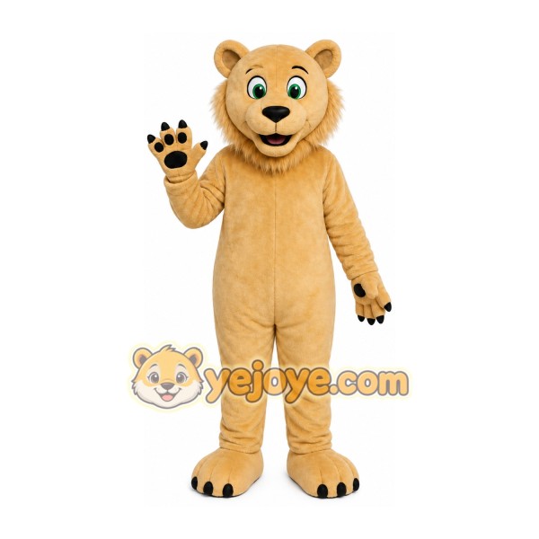 Beige Bear Mascot Costume
