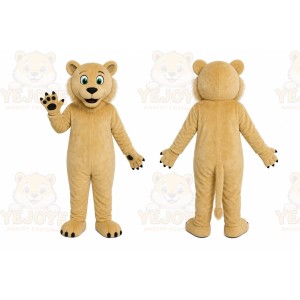 Beige Bear Mascot Costume