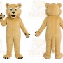 Beige Bear Mascot Costume