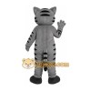 Gray Cat Mascot Costume Gray Cat Mascot Costume
