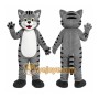 Gray Cat Mascot Costume
