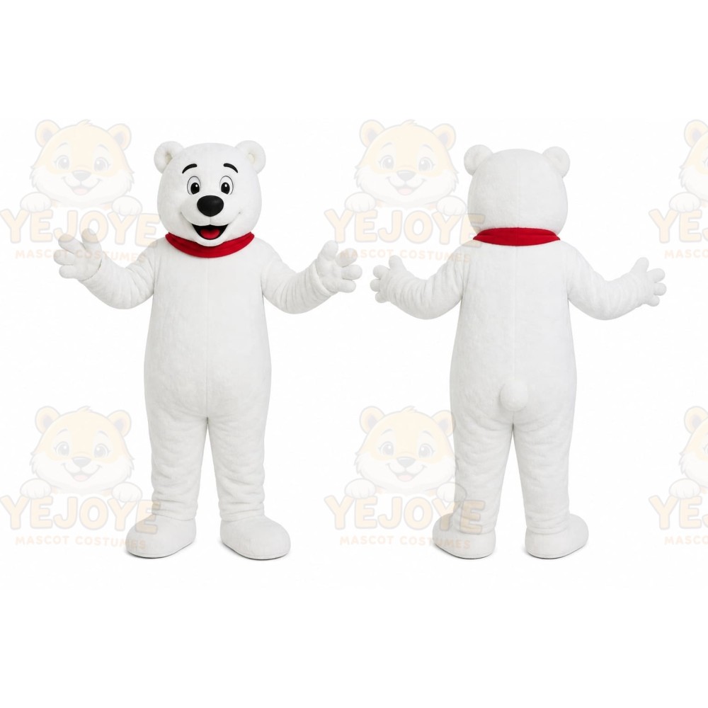 White Bear Mascot Costume