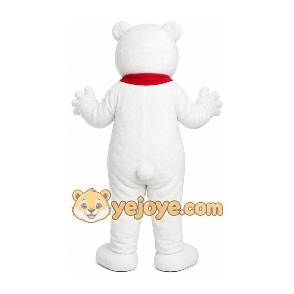 White Bear Mascot Costume White Bear Mascot Costume