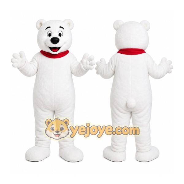 White Bear Mascot Costume