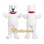 White Bear Mascot Costume