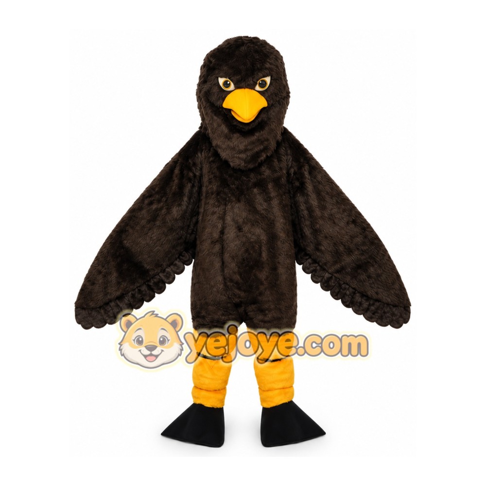 Black Bird Mascot Costume Black Bird Mascot Costume