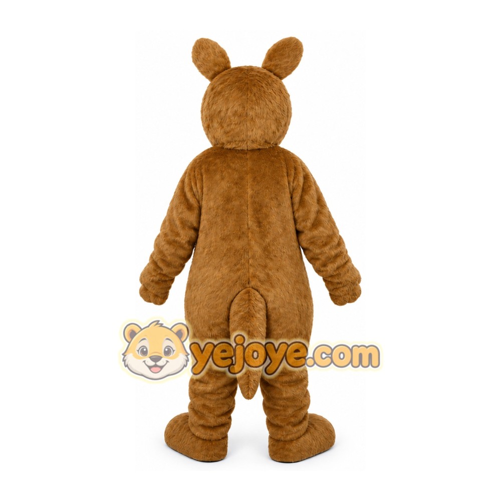 Brown Kangaroo Mascot Costume Brown Kangaroo Mascot Costume