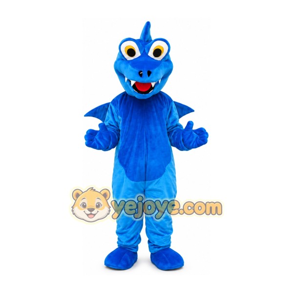 Blue Dragon Mascot Costume Blue Dragon Mascot Costume