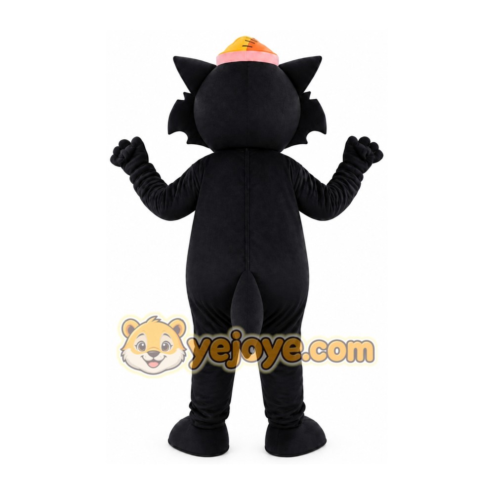 Black Big Bad Wolf Mascot Costume Black Big Bad Wolf Mascot Costume