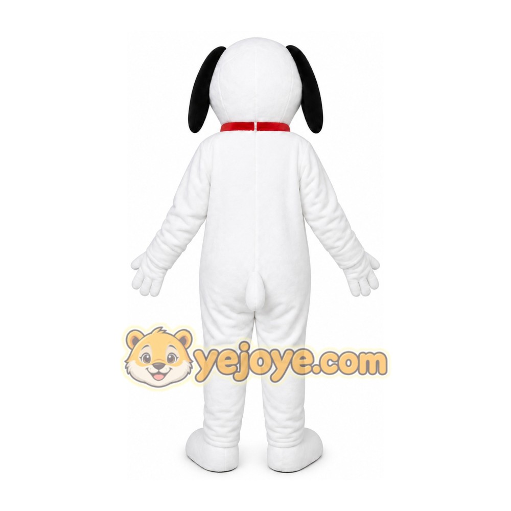 White Puppy Mascot Costume
