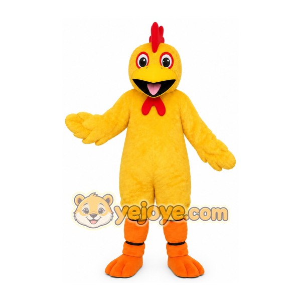 Yellow Chicken Mascot Costume Yellow Chicken Mascot Costume
