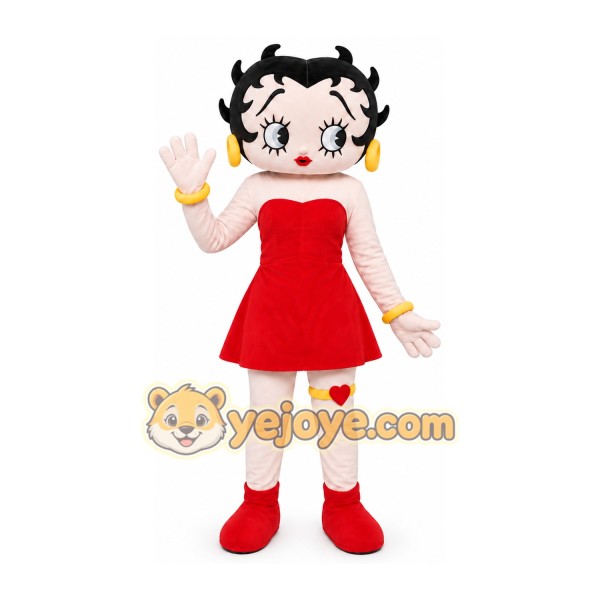 Cartoon Girl Mascot Costume