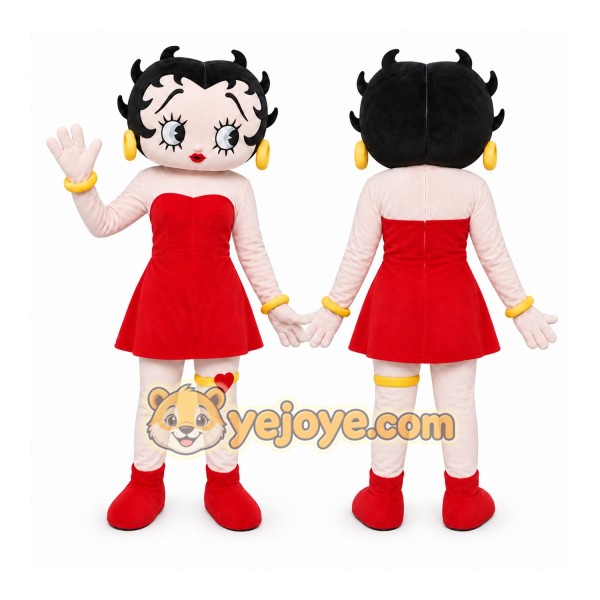 Cartoon Girl Mascot Costume