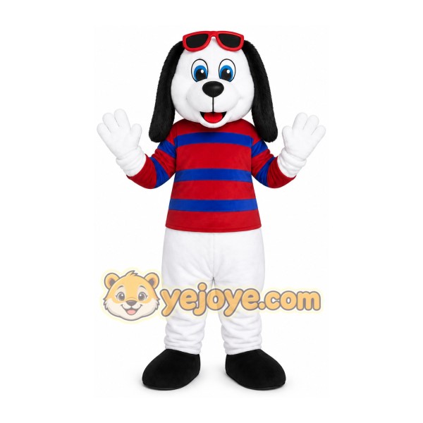 Striped Puppy Mascot Costume