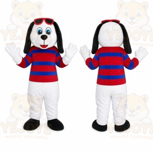 Striped Puppy Mascot Costume