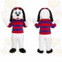 Striped Puppy Mascot Costume