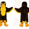 Black Yellow Bird Mascot Costume