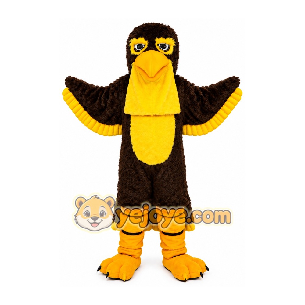 Black Yellow Bird Mascot Costume Black Yellow Bird Mascot Costume