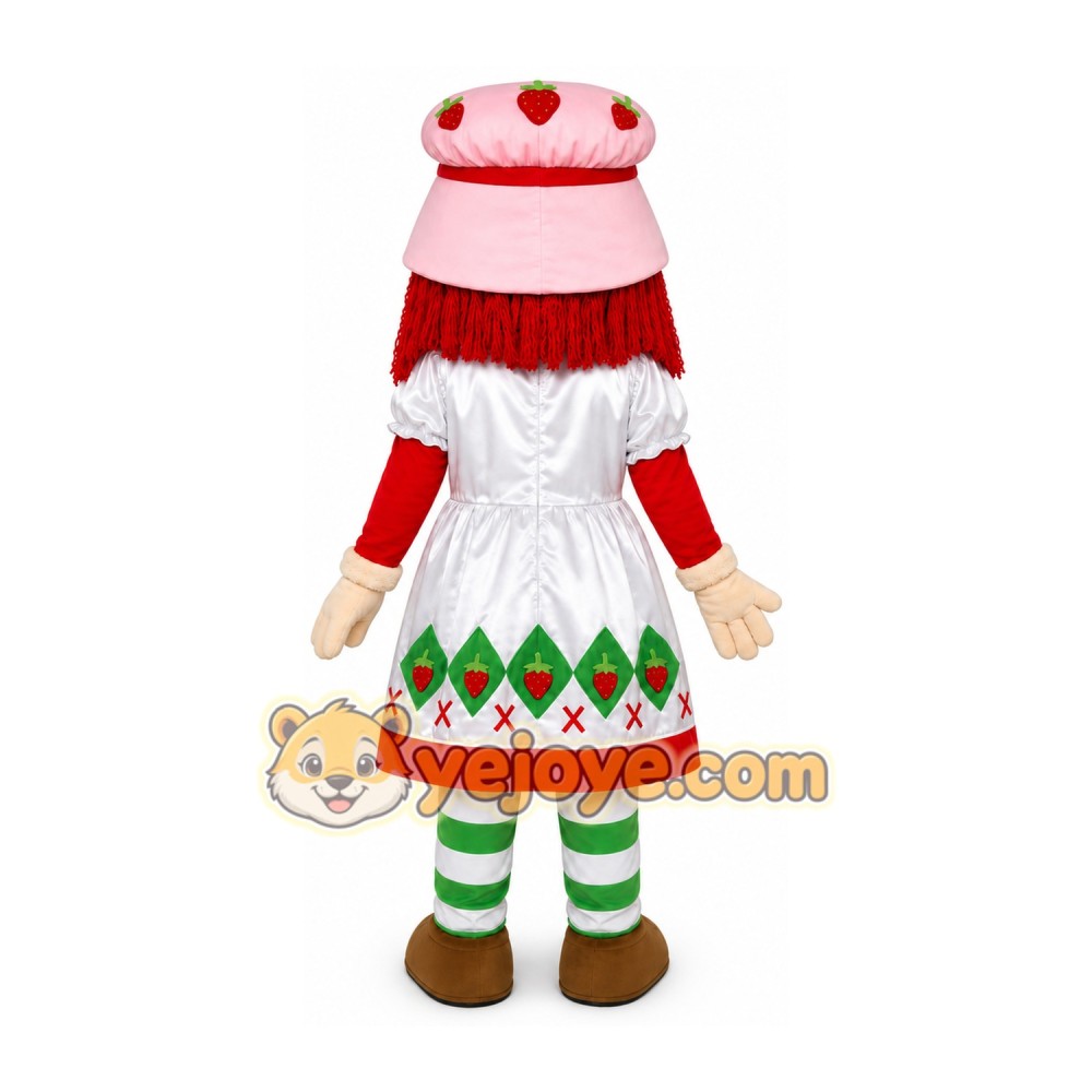 Christmas Girl Mascot Costume Christmas Girl Mascot Costume