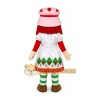 Christmas Girl Mascot Costume Christmas Girl Mascot Costume